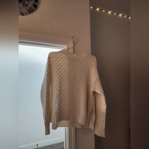 a new day Cream Textured Knit Sweater